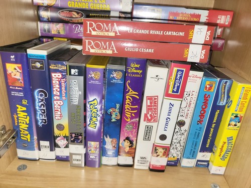 Lotto vhs cartoni animati
