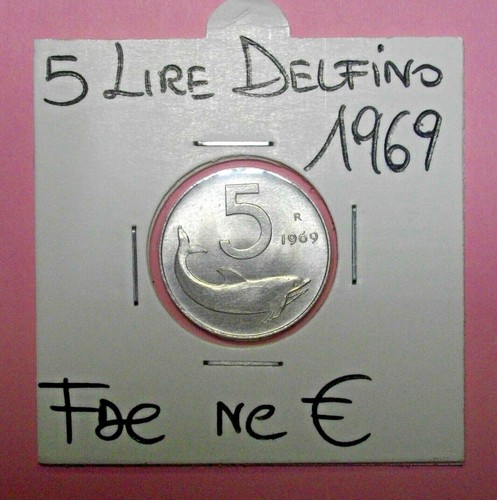 Lire 1969 delfino in - lire,