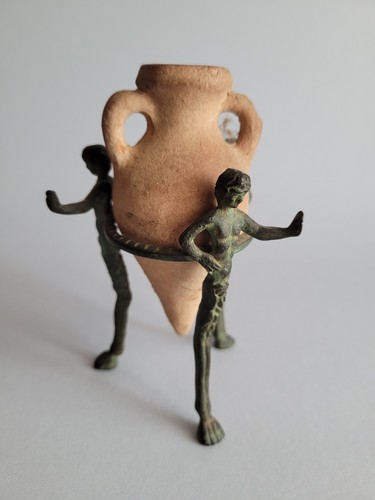 Mini anfora terracotta - mini-anfora, con