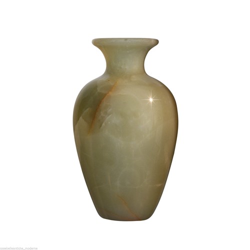 Vase green onyx marble vaso - green, in
