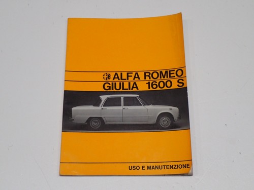 Alfa romeo giulia 1600 - giulia, s