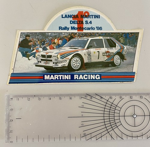 Adesivo vintage martini racing - adesivo,