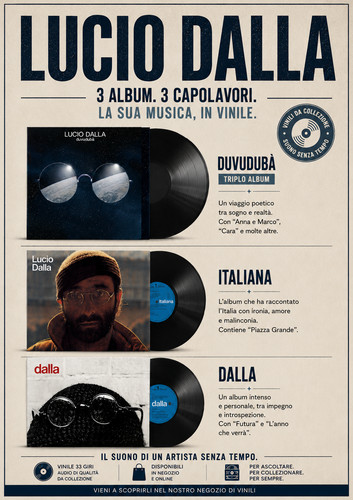 Lucio dalla set tre vinili - lp,