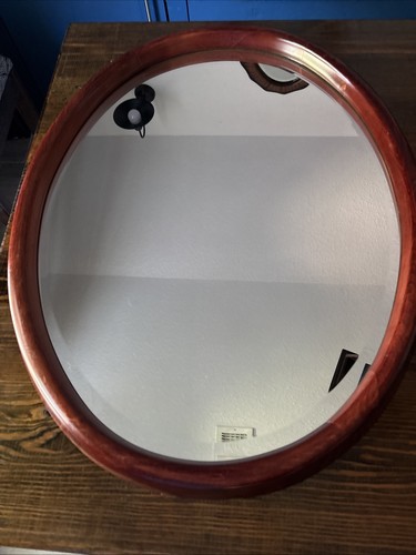Specchio vintage pesante - , ovale