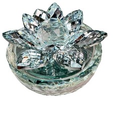 Portagioie cristallo fiore di