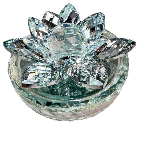 Portagioie cristallo fiore - , di