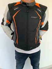 Giacca moto uomo in tessuto