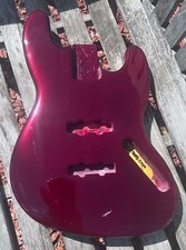 Jazz Bass Body RELIC CANDY RED