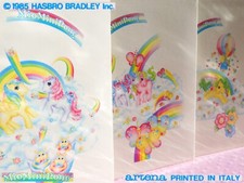 ? Mio MINI LITTLE PONY Poni G1 Raro Vintage 1985 QUADERNO Anelli Ring Folder ?