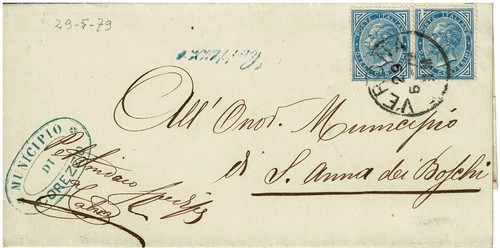 Regno italia lettera - -,