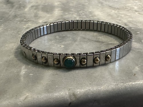 Bracciale acciaio oro con - bracciale,