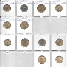 ARGENTINA 6 Uncirculated Coins