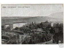 ABRUZZO_CHIETI_BELLA ANTICA VEDUTA PANORAMICA_VILLA_OSPEDALE_CARTOLINA D'EPOCA