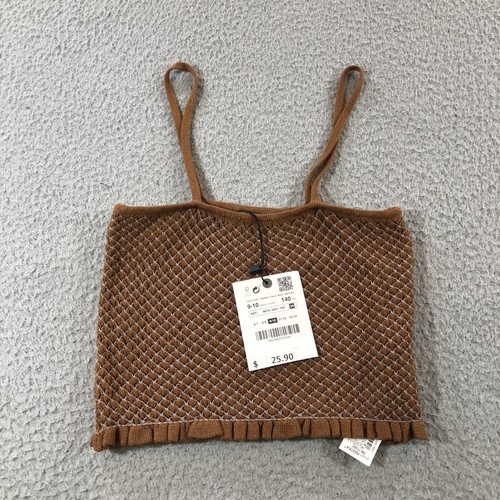 Canotta zara marrone - canotta,