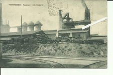 CARTOLINA PIOMBINO " PORTOVECCHIO ALTO FORNO N 1 " VIAGGIATA F.P.