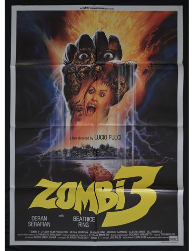 Manifesto zombi lucio fulci - manifesto,