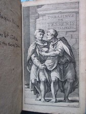 TOMASINI : DE TESSERIS HOSPITALITATIS, 1670 + TITUS LIVIUS, 1670. Planches.