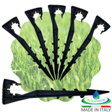100 PICCHETTI PER TUBO IRRIGAZIONE PICCHETTO SOSTEGNO ALA GOCCIOLANTE � 16 20