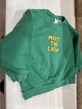 Felpa girocollo verde Zara