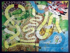 Cartoni TV anni 80  - KEN FALCO - Gioco di percorso - Tipo gioco dell'oca  -