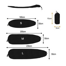 Funboard Bag Housse de Chaussettes Planche de Surf Compact Maille Poche Polyeste