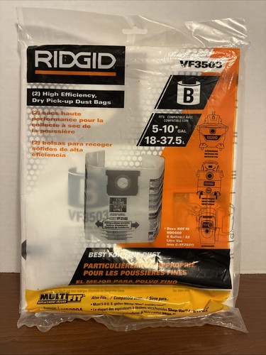 Ridgid vf3503 sacchetti - ridgid,