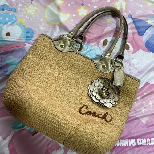Coach borsa paglia cestino - coach,