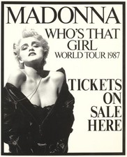 POSTER MADONNA 1987 STAMPA