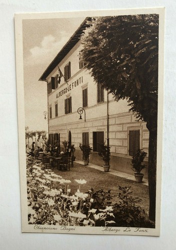 Advertising postcard albergo - advertising,