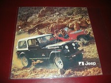 JEEP BROCHURE ORIGINALE CHEROKEE E RENEGATE E HONCHO ,T.I MODELLI COME DA FOTO