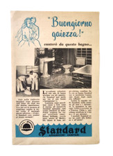 Pubblicita' Ideal Standard Apparecchi Sanitari Advertising Vintage 1955 (F2)