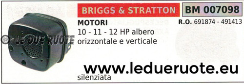 491413 691874 marmitta scarico - 491413,
