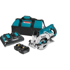 Makita XSR01PT 18 V X2 LXT 7-1/4 pollici Kit seghetto circolare con 2 batterie (5 Ah) nuovo