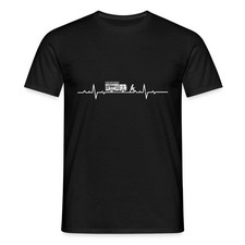 T-shirt uomo pompiere battito
