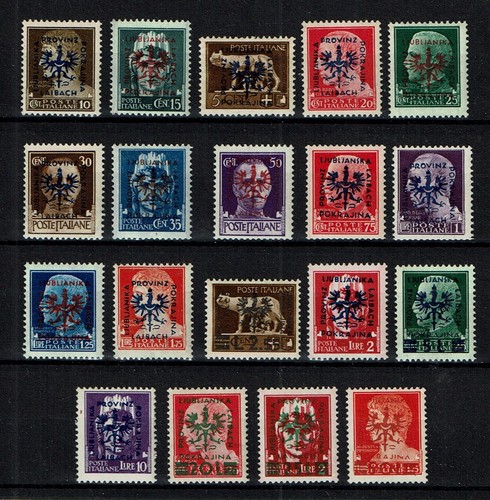 Francobolli 1944 occupazione - francobolli,