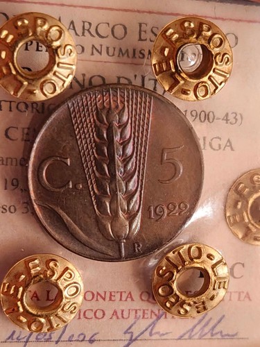 Centesimi spiga 1922 - 5,