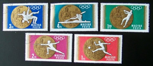 Ungheria francobolli magyar - 5, (magyar
