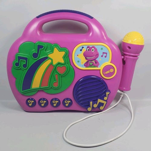 Barney microfono karaoke con - barney,