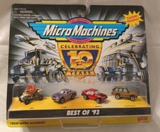 Micro Machines Galoob Vintage1997 Celebrazione 10 Anni Best Of 1993 Nuovo 