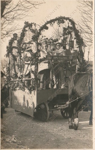 1924 carnevale udine - udine, carro