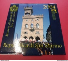 San Marino monete Euro divisionale con argento silver  2004 fdc