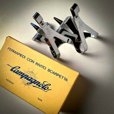 FERMAPIEDI RECORD CAMPAGNOLO CON INVITO SIZE M VINTAGE TOE CLIP STEEL