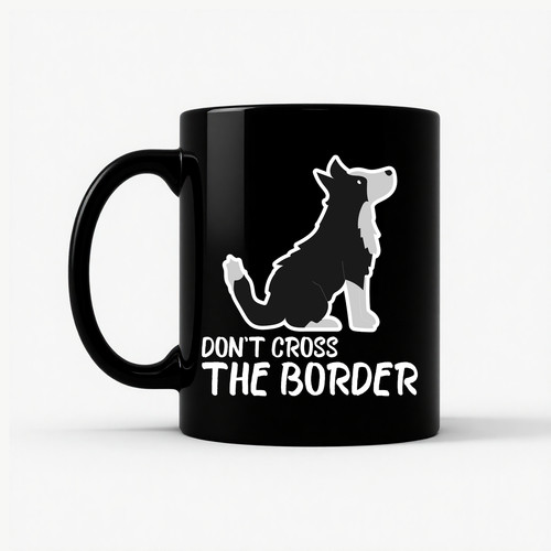 Funny border collie mug don - border,