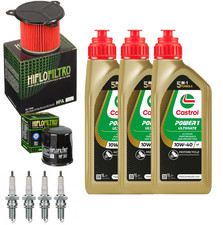 TAGLIANDO HONDA XRV 650 AFRICA TWIN 88/89 CASTROL 10W40 FILTRO OLIO ARIA CANDELE