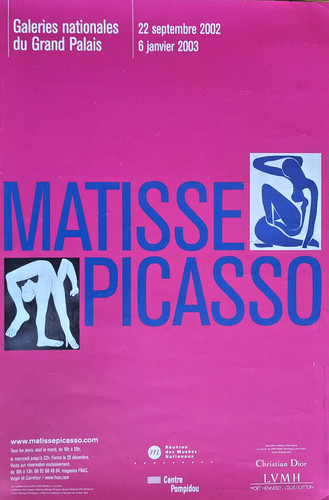 Matisse picasso poster - matisse,