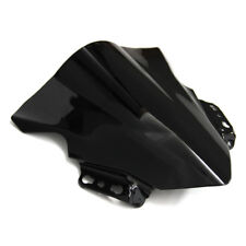 Parabrezza nero doppia bolla per Kawasaki Ninja 250 SL 2014 2015 2016 2017