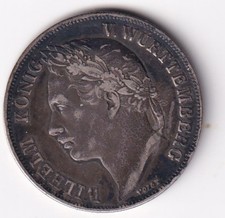 germania stati - wurtemberger - 1 gulden 1841 Guillaume Ier