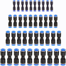 40 Pezzi Raccordi Aria Compressa, Pneumatico Attacchi Rapidi, Connettore Pneumat