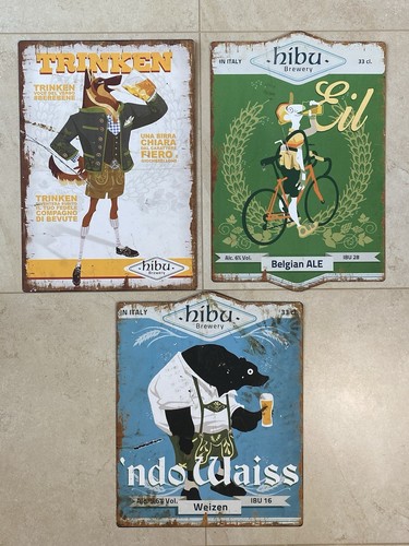 Insegne pubblicitarie birra