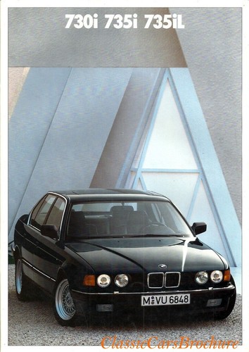 Brochure depliant bmw 730i - brochure,